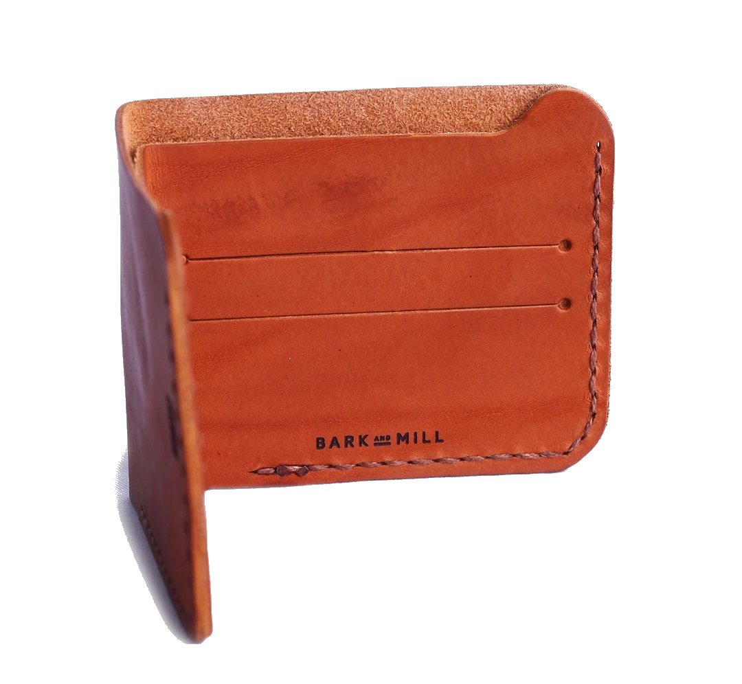 Bark And Mill Slim Bi - Fold Wallet | Chocolate - KaryKase