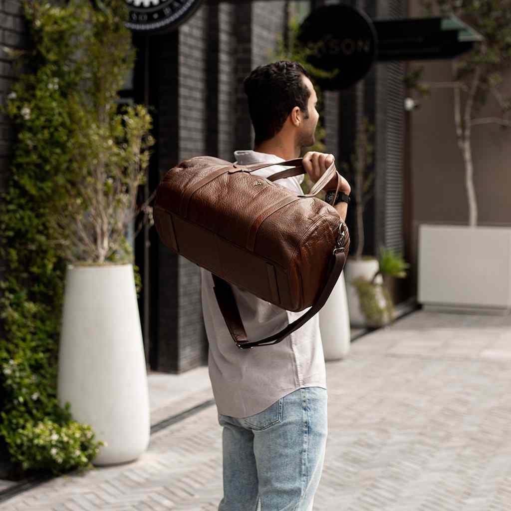 Brando Oryx Military Style Duffel | Brown - KaryKase