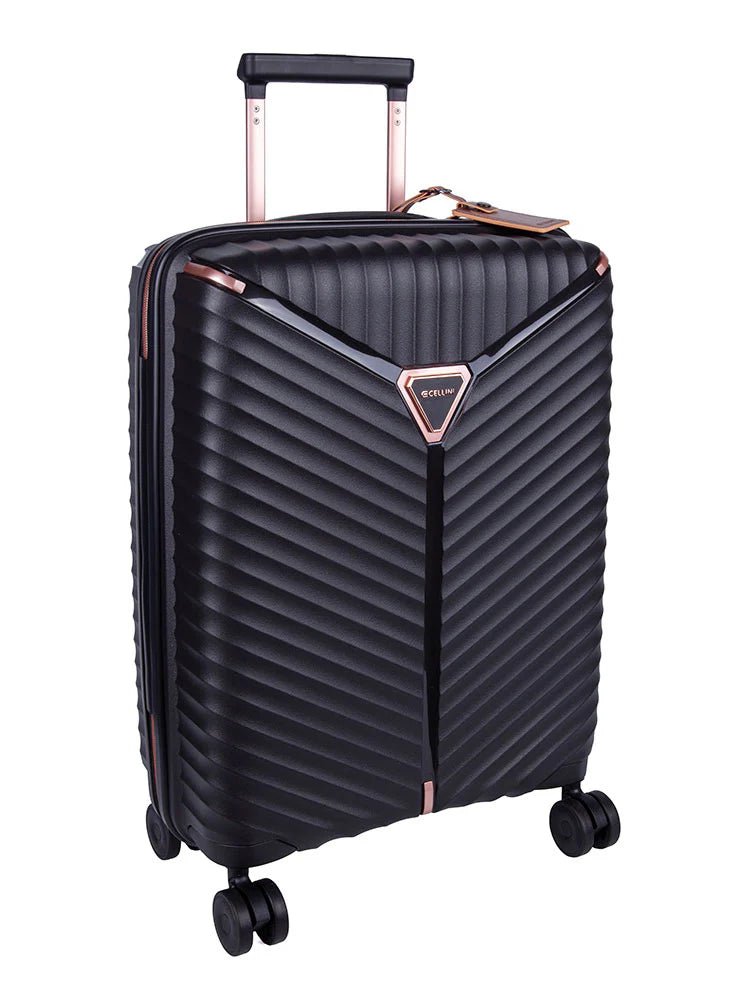 Cellini Allure 55cm Carry - on Spinner | Black - KaryKase