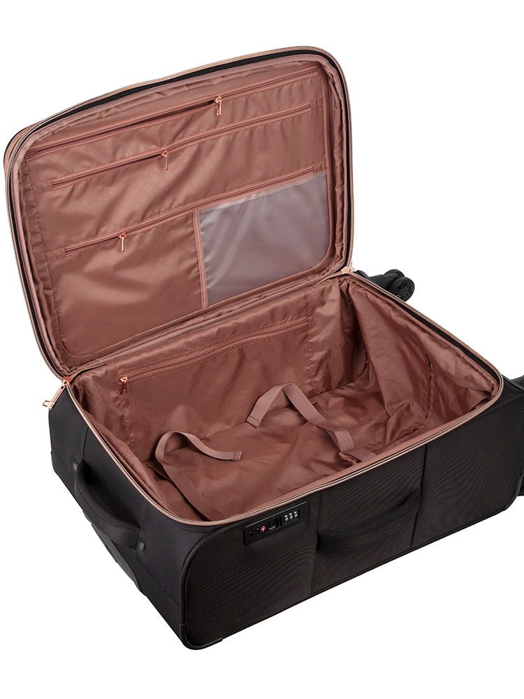 Cellini Allure Large 4 Wheel Trolley Case | Black - KaryKase