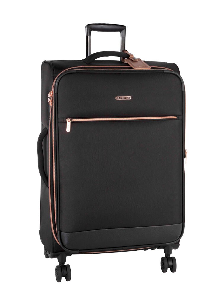 Cellini Allure Large 4 Wheel Trolley Case | Black - KaryKase