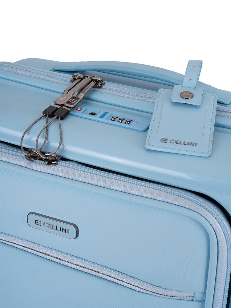 Cellini Bizlite Soft Front Business Carry-On Case | Blue - KaryKase