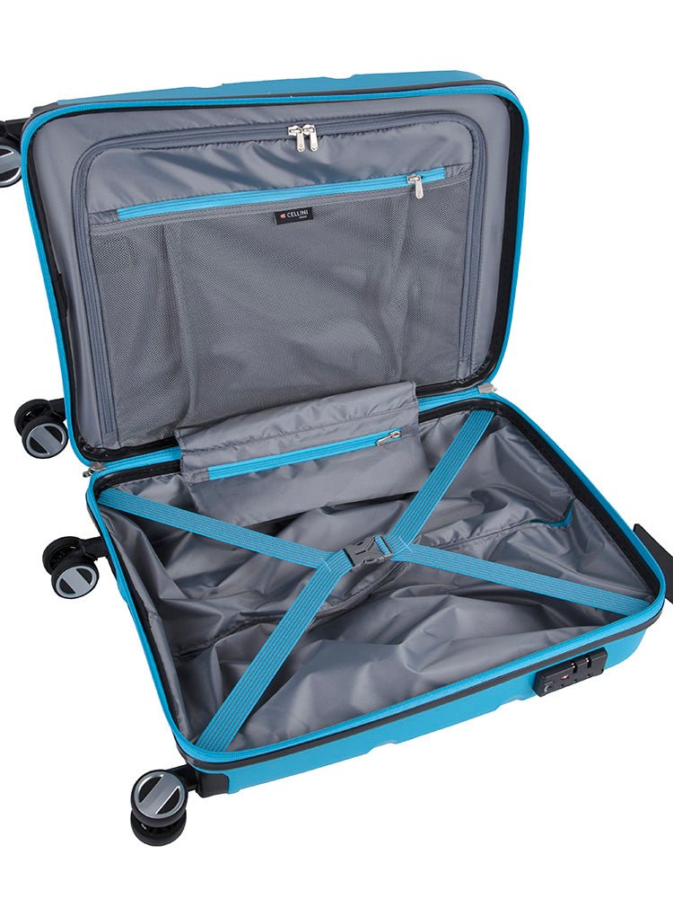 Cellini Cruze 55cm Carry - on Spinner | Blue - KaryKase