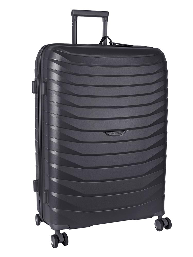 Cellini Grande Large 4 Wheel Trolley Case | Black - KaryKase