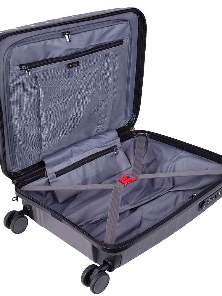 Cellini Microlite 53cm Carry - on Trolley | Charcoal - KaryKase