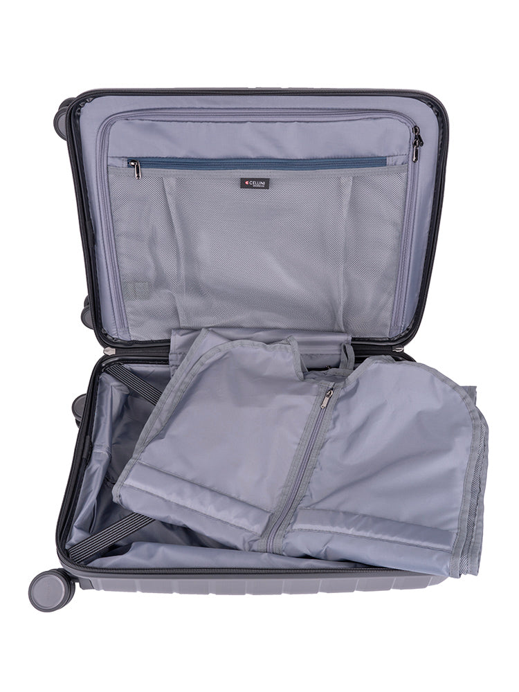 Cellini Microlite Trolley Carry On Business Case | Charcoal - KaryKase