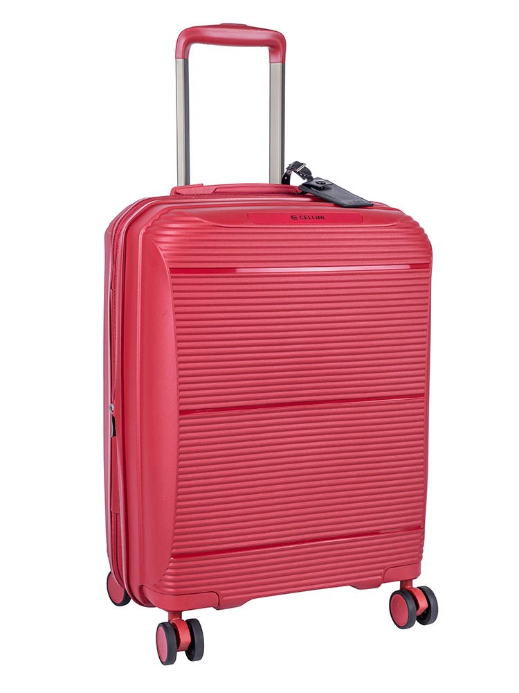 Cellini Qwest Cabin 4 Wheel Trolley Case | Red - KaryKase