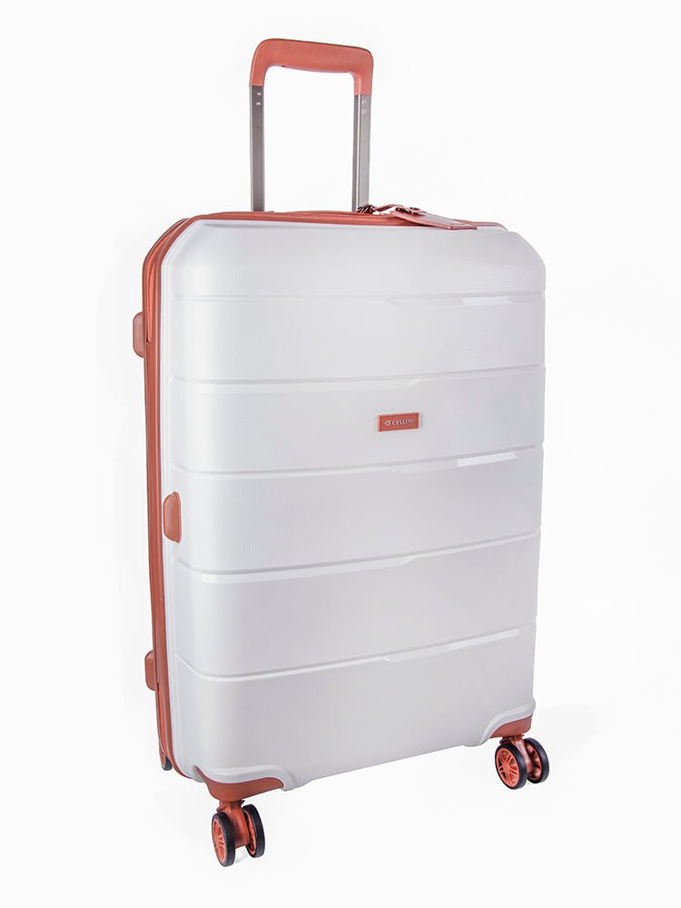 Cellini Spinn 65cm Medium Spinner | White - KaryKase