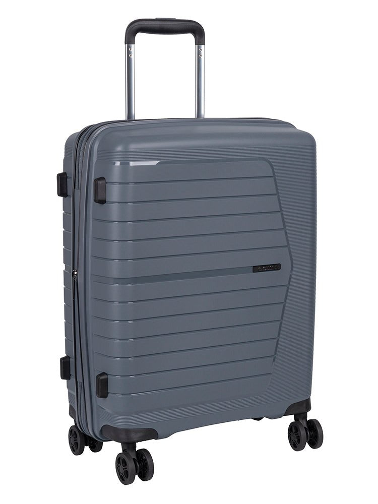 Cellini Starlite Carry - On 4 Wheel Trolley Case | Grey - KaryKase