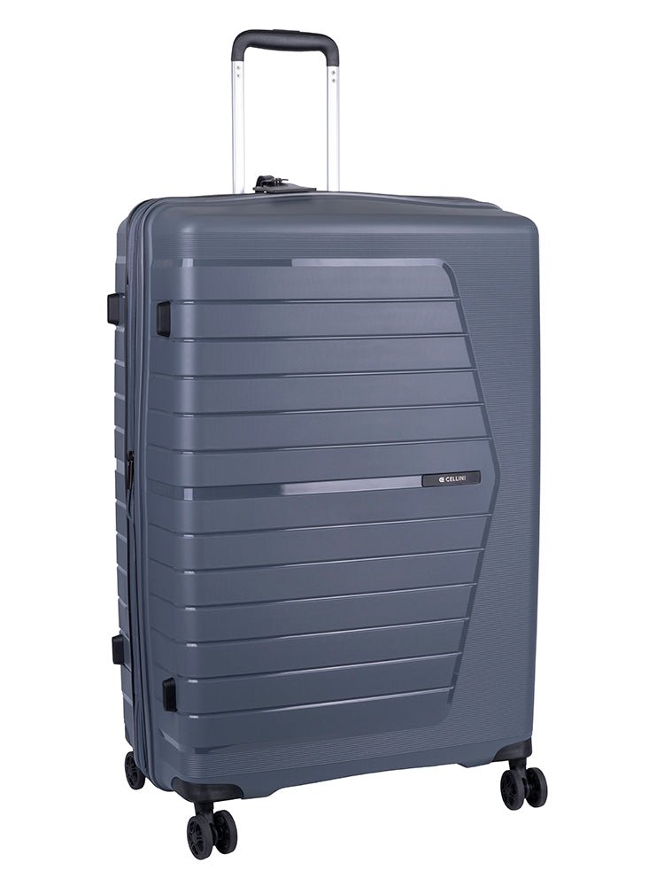 Cellini Starlite Large 4 Wheel Trolley Case |Grey - KaryKase