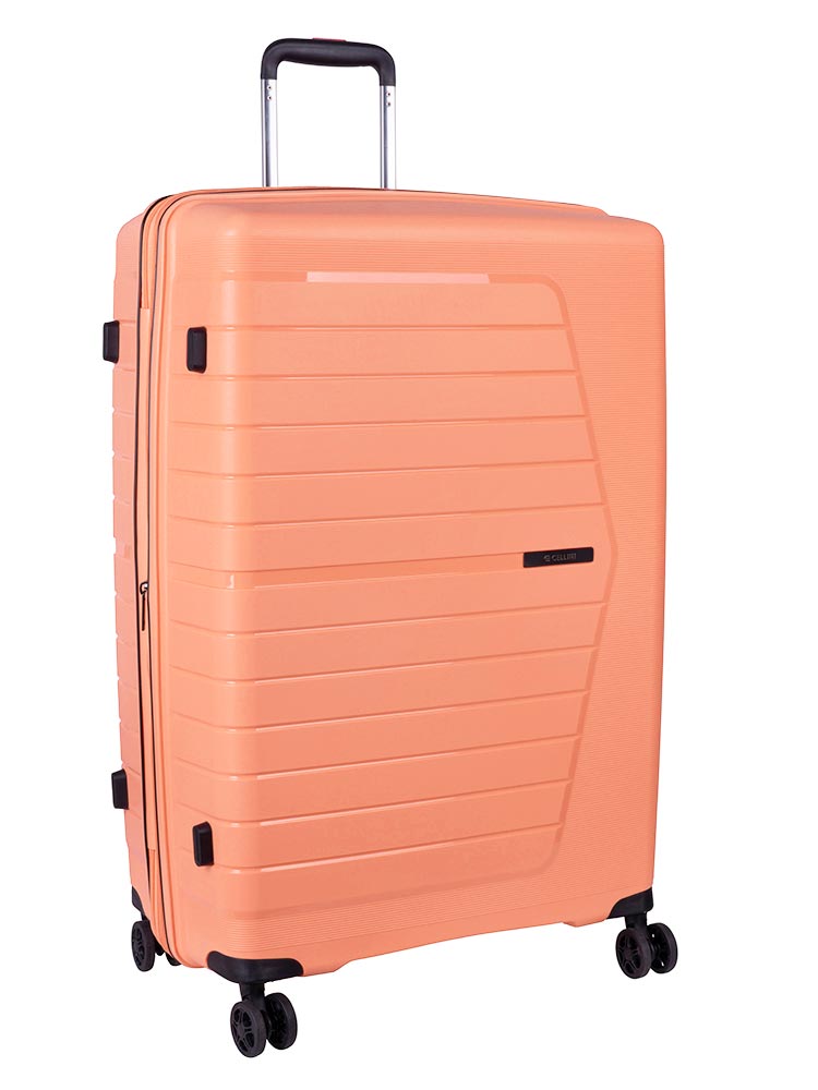 Cellini Starlite Large 4 Wheel Trolley Case | Peach Fuzz - KaryKase