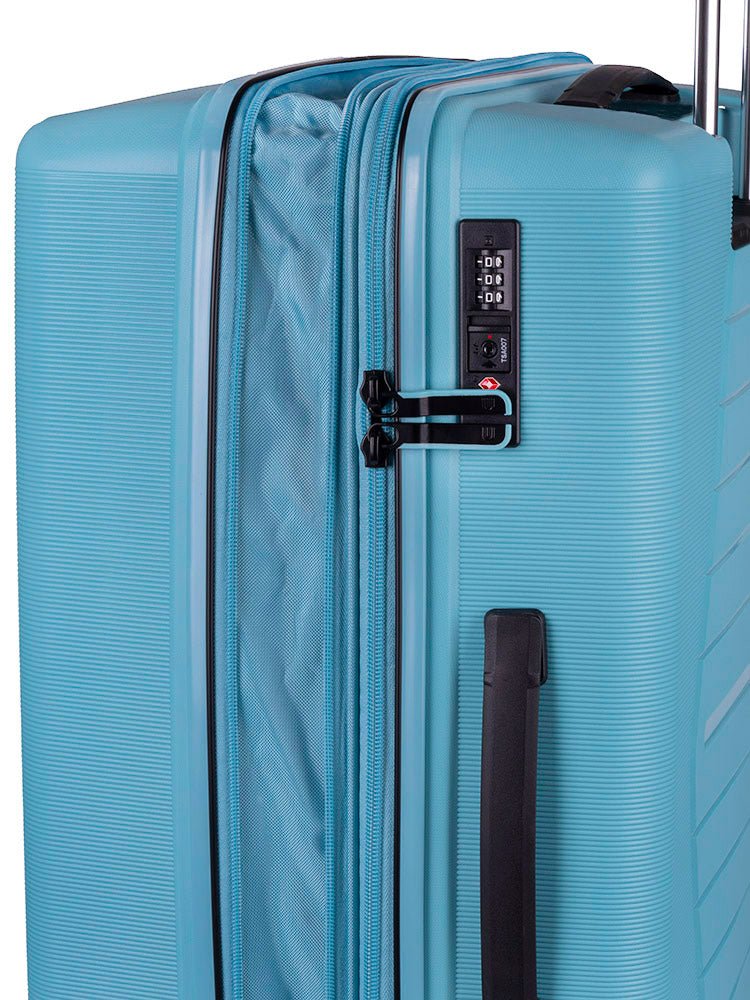 Cellini Starlite Medium 4 Wheel Trolley Case | Blue - KaryKase