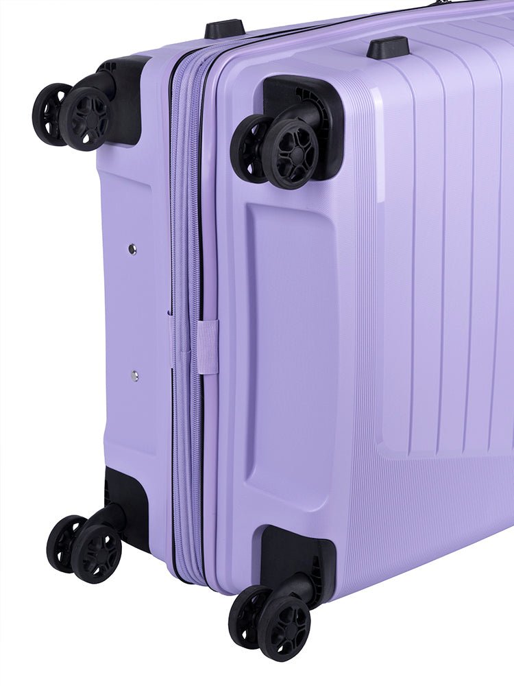 Cellini Starlite Medium 4 Wheel Trolley Case | Lilac - KaryKase