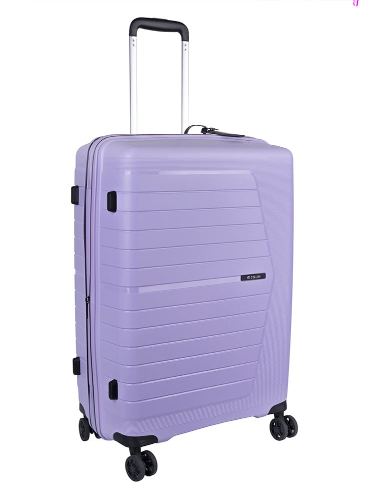 Cellini Starlite Medium 4 Wheel Trolley Case | Lilac - KaryKase