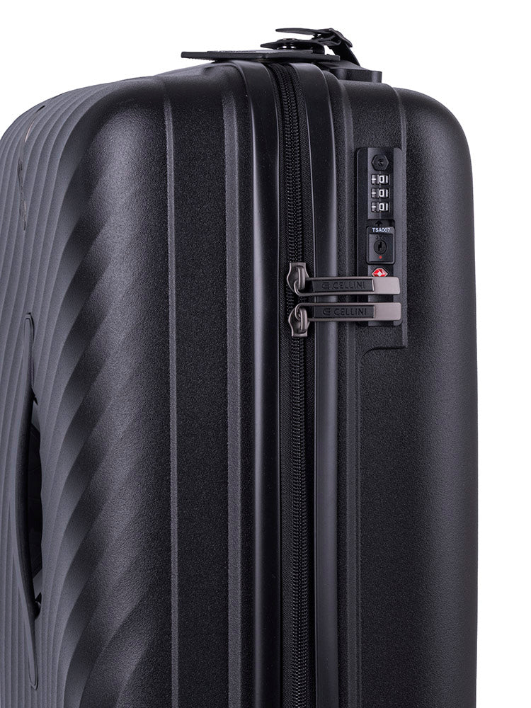 Cellini Xpedition 55cm Carry - on Trunk | Black - KaryKase