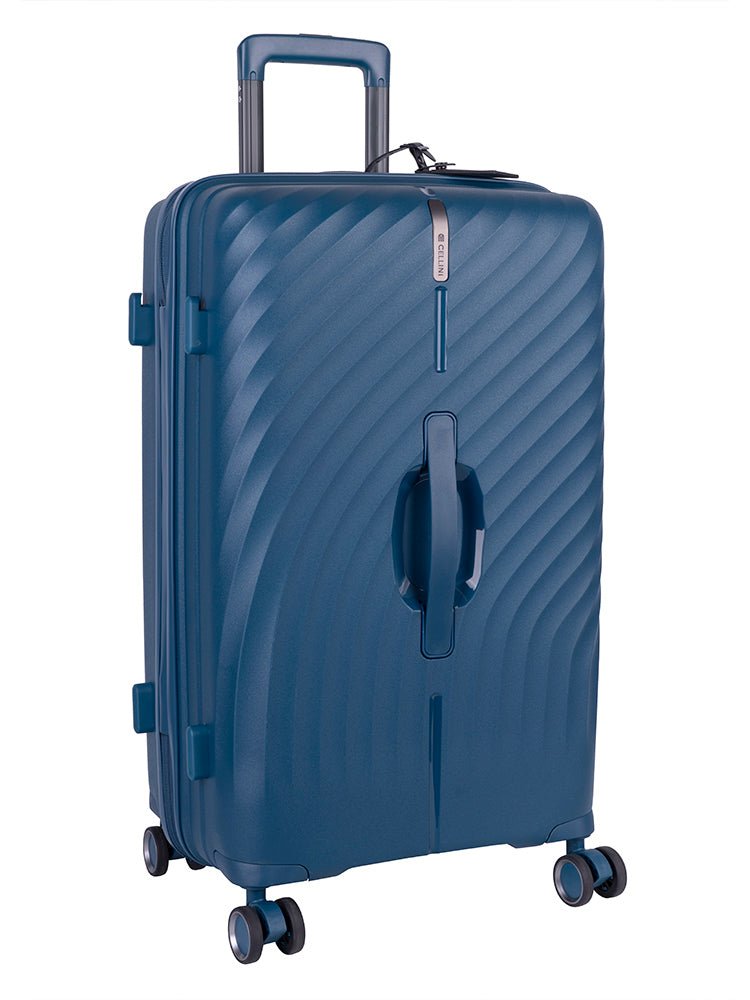 Cellini Xpedition Medium 4 Wheel Trolley Trunk | Navy - KaryKase