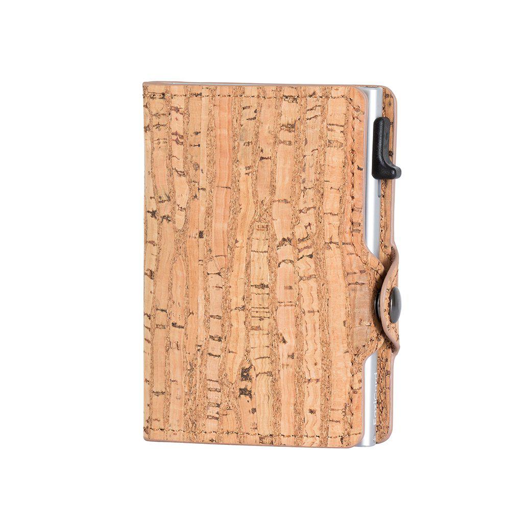 EaziCard RFID Cork 3 Wallet | Silver - KaryKase