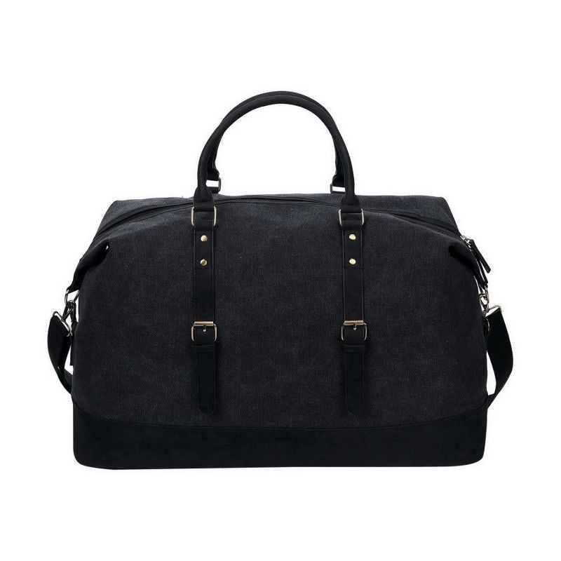 Escape Classic Canvas Large Travel Bag | Black With Black Trim - KaryKase