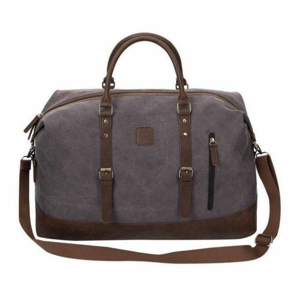 Escape Classic Canvas Large Travel Bag | Dark Grey - KaryKase