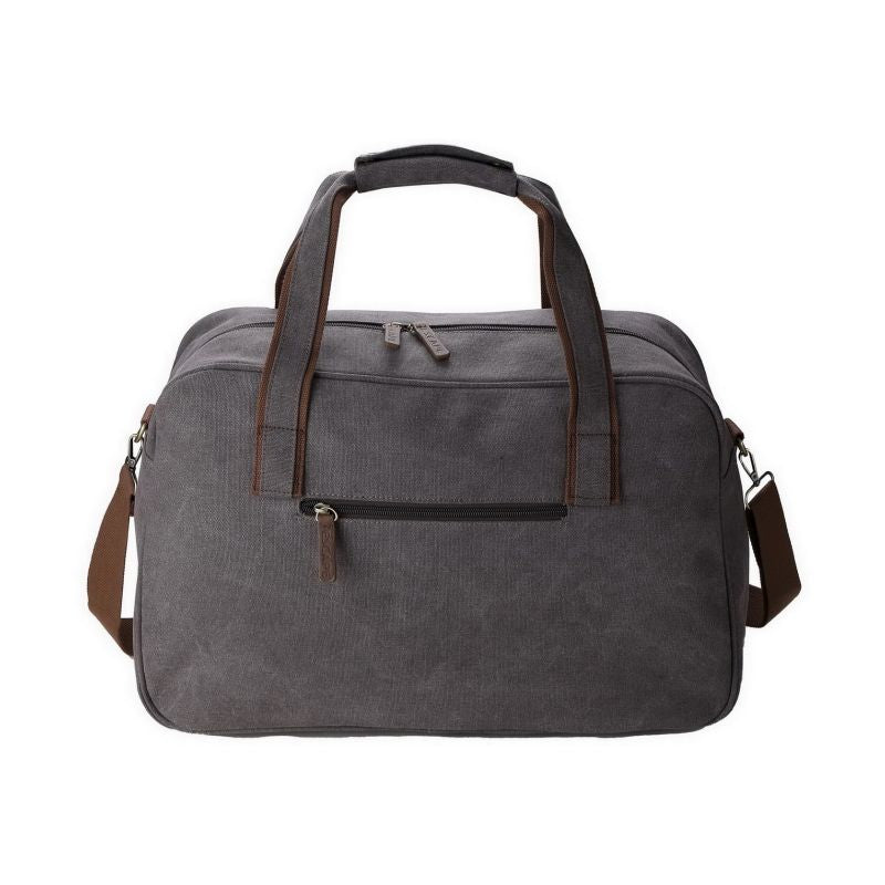 Escape Classic Canvas Weekender Travel Bag | Dark Grey - KaryKase