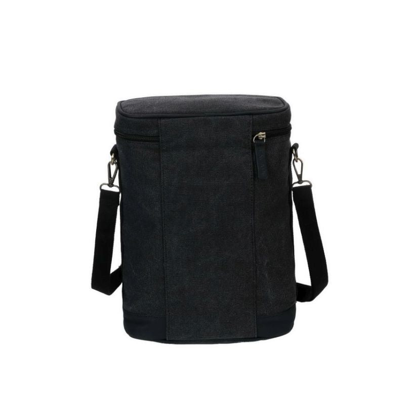 Escape Classic Canvas Wine Cooler Bag | Black - KaryKase