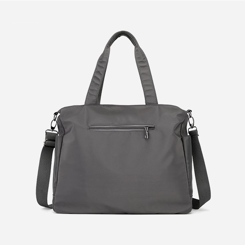 Escape Nylon Two Pocket Tote Bag | Grey - KaryKase