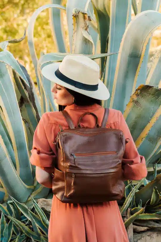 Mally Ladies Backpack | Brown - KaryKase