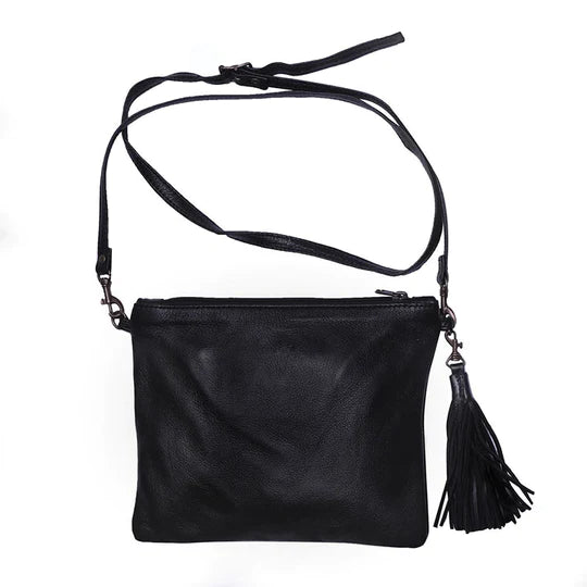 Mally Poppy Sling Bag | Black - KaryKase