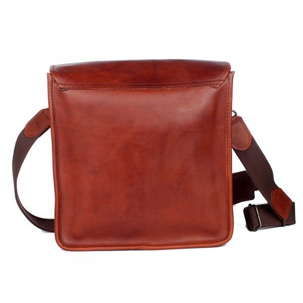 Melvill & Moon Bladsak Messenger Bag | Leather - KaryKase