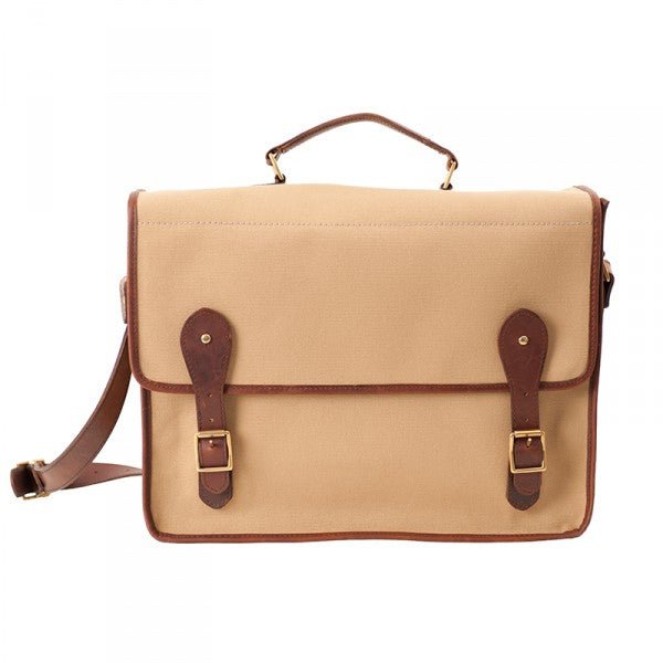 Melvill & Moon Canvas Mombasa Mail Bag | Khaki - KaryKase