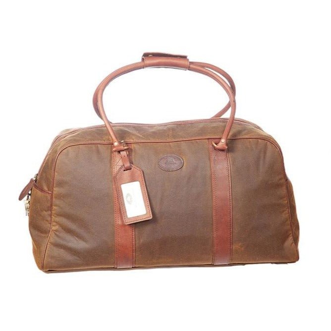 Melvill & Moon Waxed Cotton Bulawayo Duffel Bag | Brown - KaryKase