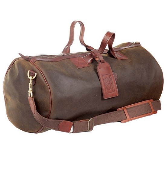 Melvill & Moon Waxed Cotton Short Safari Duffel Bag - KaryKase