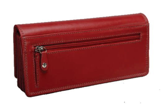 Monroe Nappa Leather Ladies 24CC Purse | Red - KaryKase