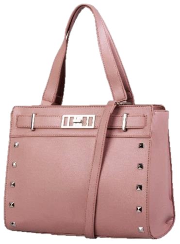 Pierre Cardin Abbey Studded Satchel Handbag | Pink - KaryKase