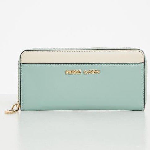 Pierre Cardin Charlie Zip Around Purse | Cream Sky - KaryKase