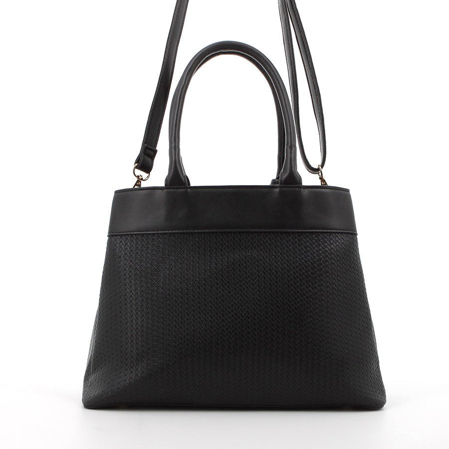 Pierre Cardin Christie Satchel | Black - KaryKase