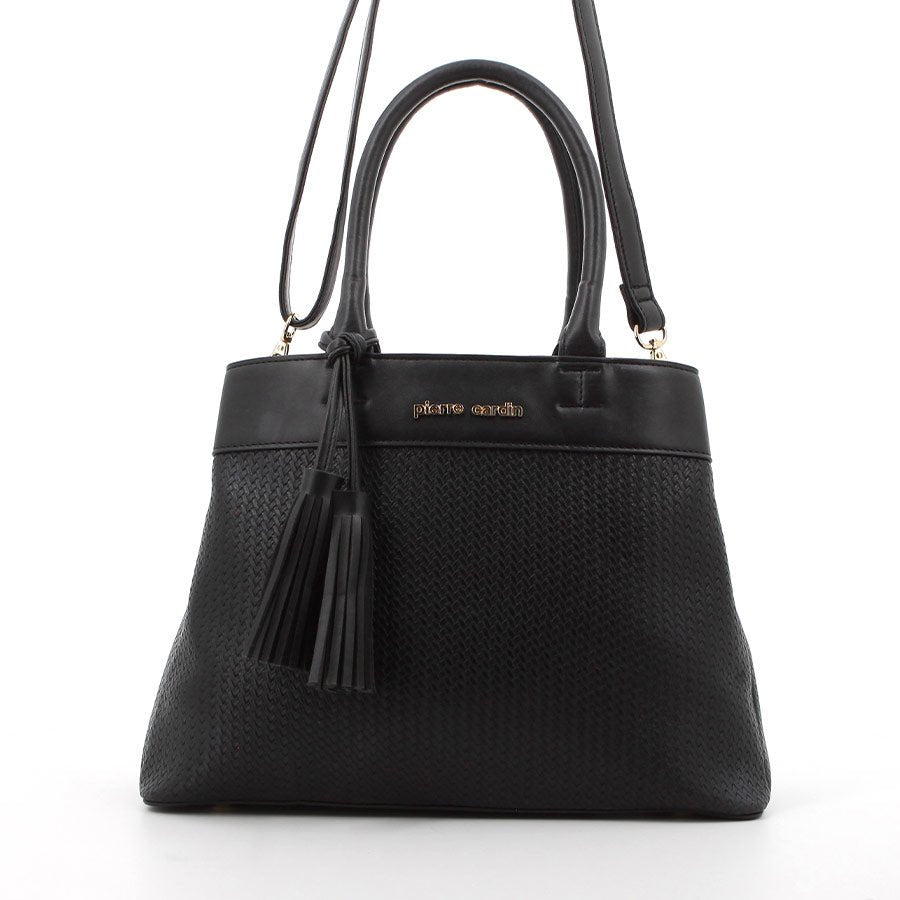 Pierre Cardin Christie Satchel | Black - KaryKase