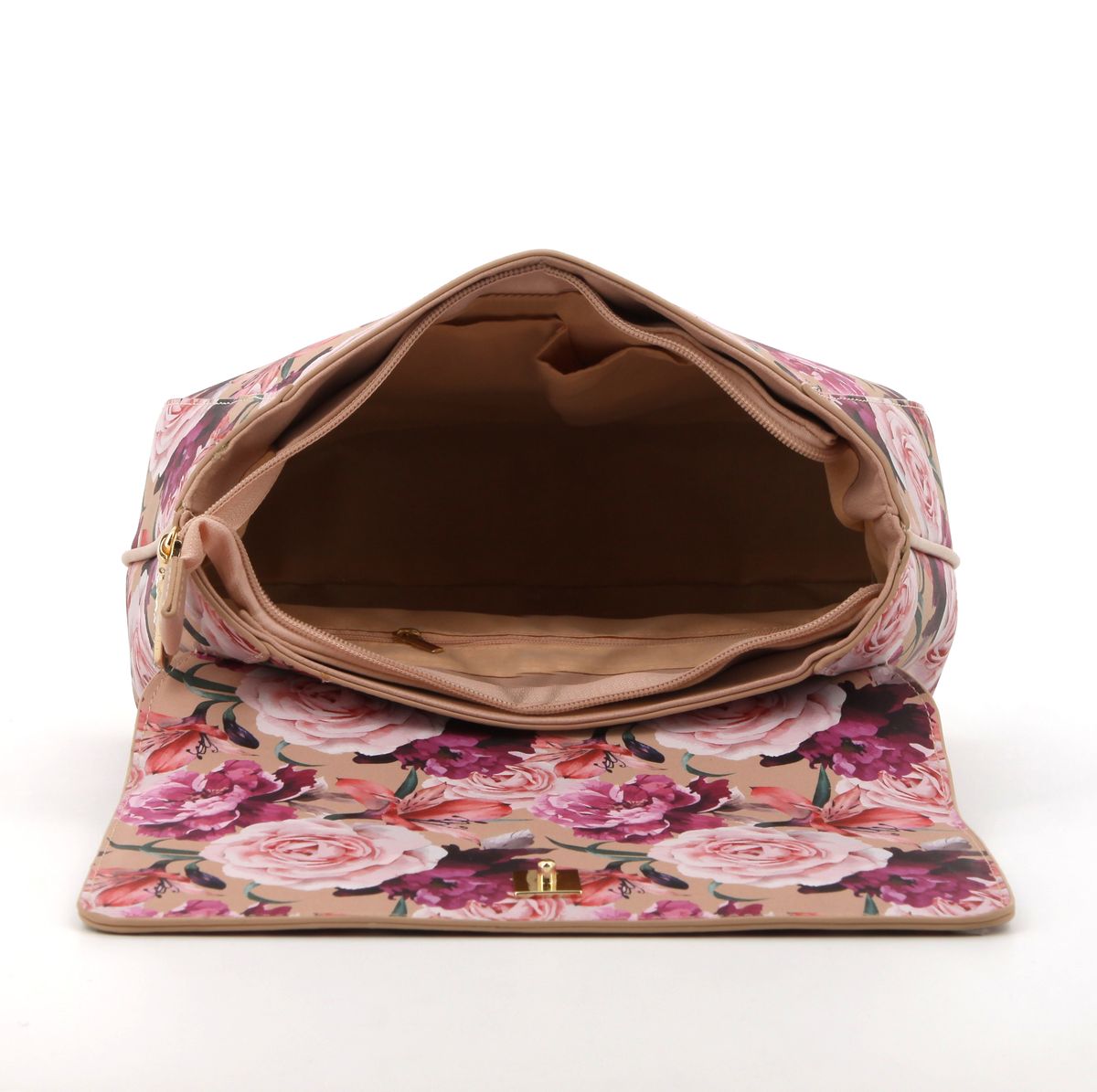 Pierre Cardin Daynah Floral Satchel | Pink Floral - KaryKase