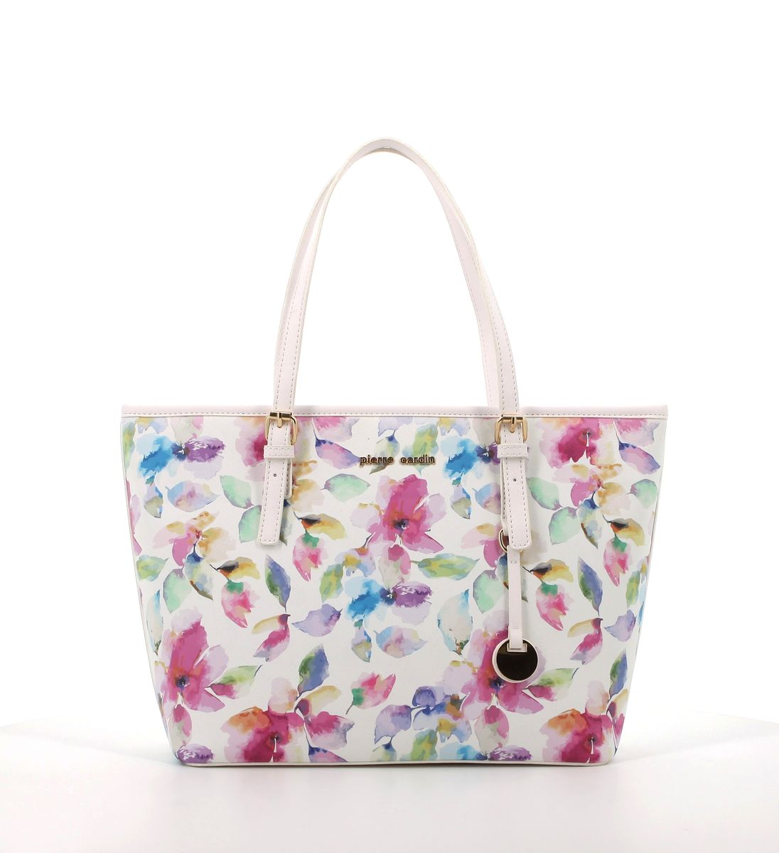 Pierre Cardin Emma Floral Tote Handbag | White Floral - KaryKase