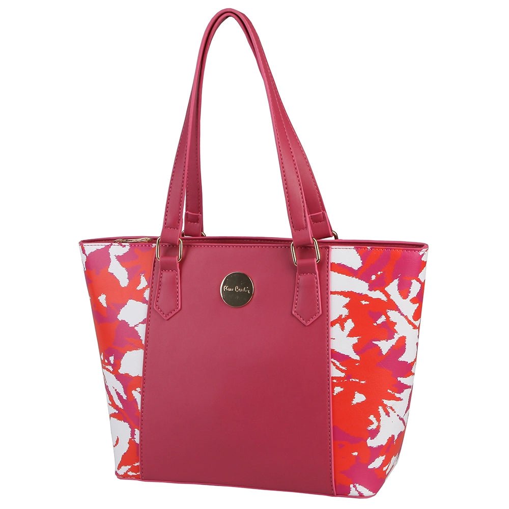 Pierre Cardin Gabi Printed Tote | Pink - KaryKase