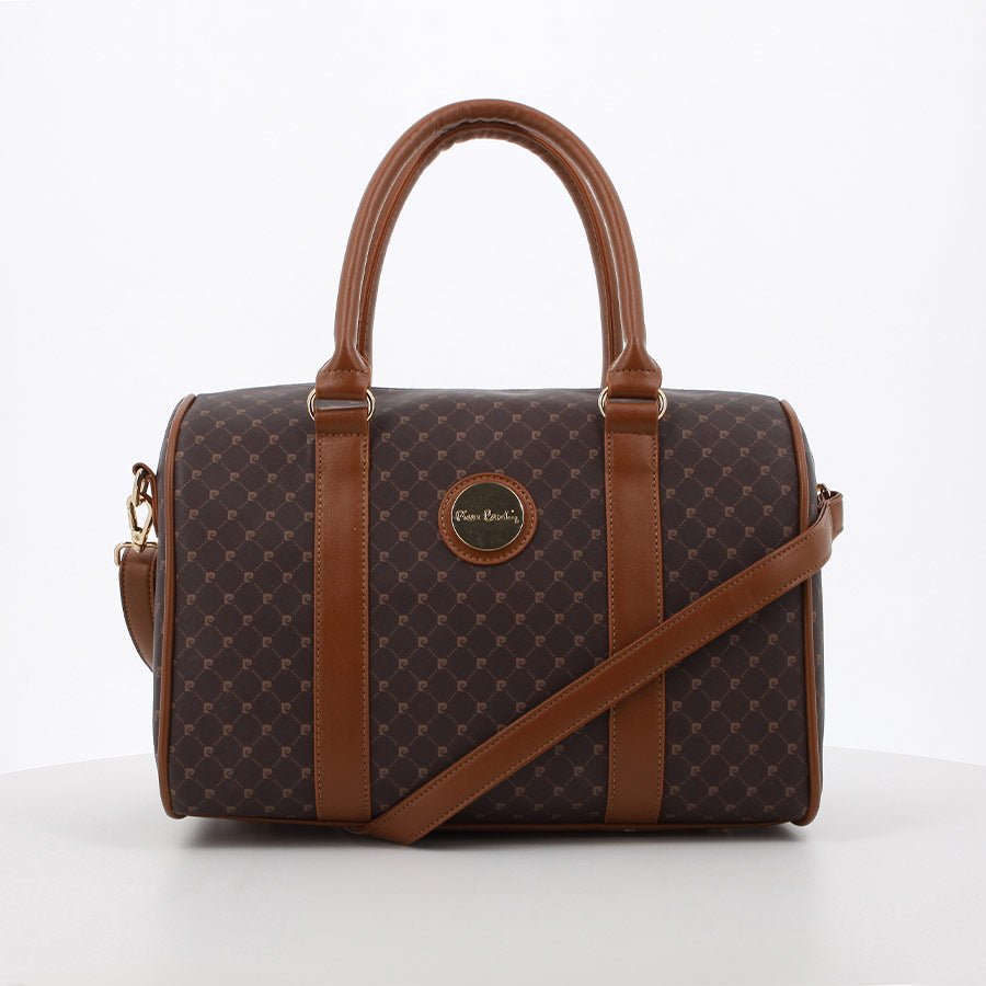 Pierre Cardin Guliana Bowling Bag | Brown - KaryKase