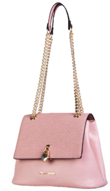 Pierre Cardin Janita Chain Crossbody Bag | Pink - KaryKase