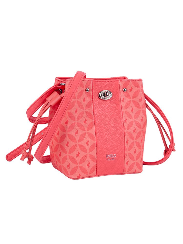 Polo Belize Mini Bucket Sling | Coral - KaryKase