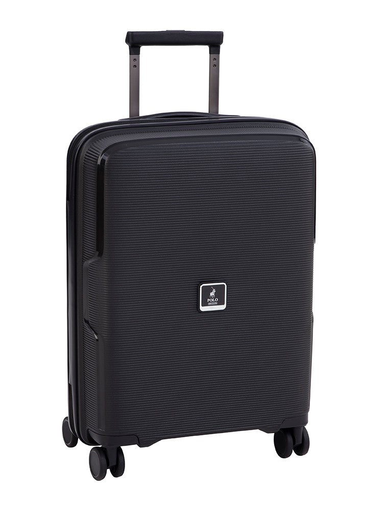 Polo Horizon Cabin 55cm Spinner Trolley Case | Metallic Black - KaryKase