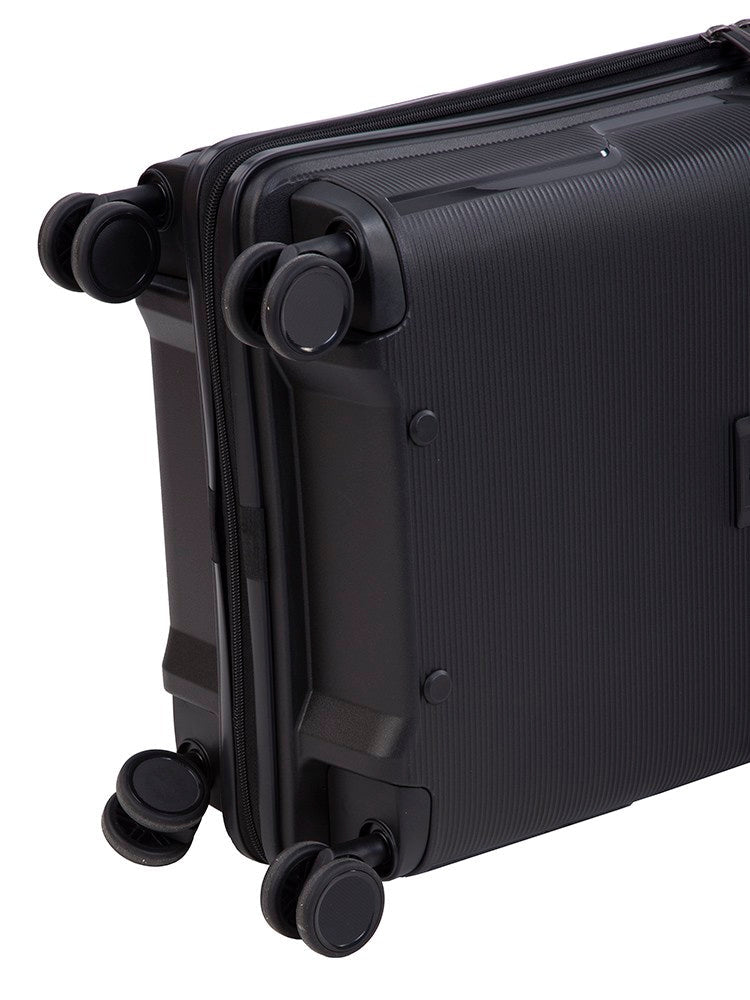 Polo Horizon Cabin 55cm Spinner Trolley Case | Metallic Black - KaryKase