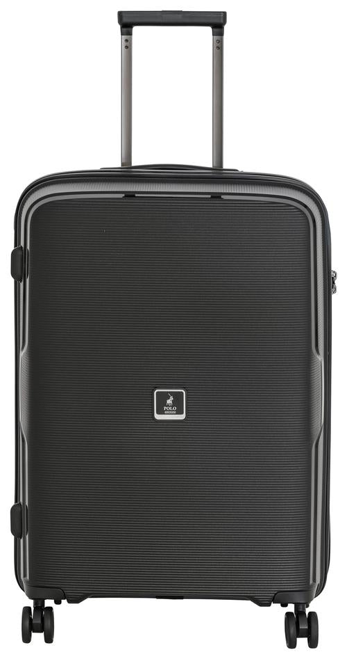 Polo Horizon Cabin 55cm Spinner Trolley Case | Metallic Black - KaryKase