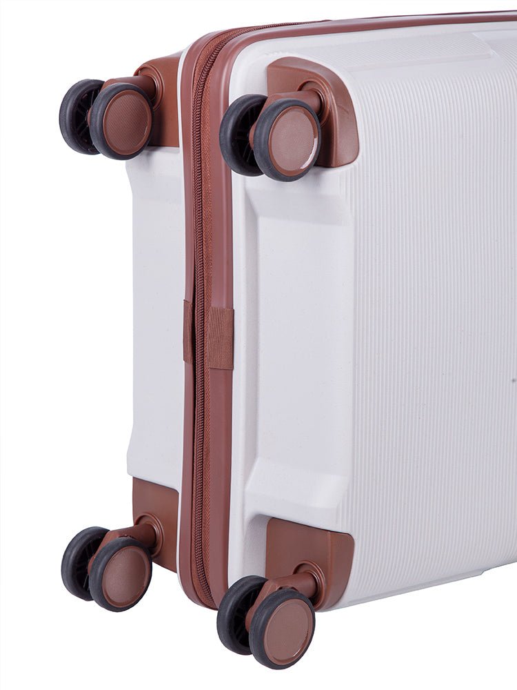 Polo Horizon Cabin 55cm Spinner Trolley Case | White - KaryKase