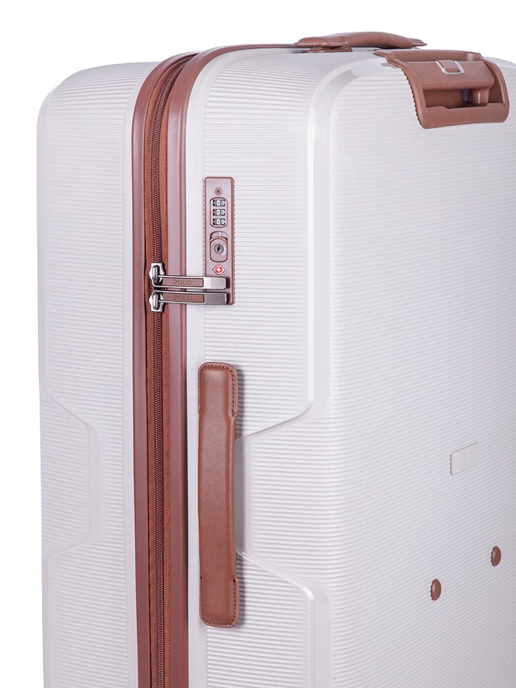 Polo Horizon Large 75cm Spinner Trolley Case | White - KaryKase