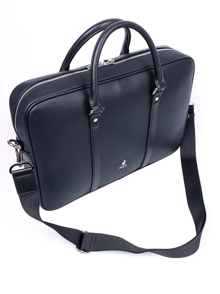 Polo Lyon Laptop Bag | Black - KaryKase