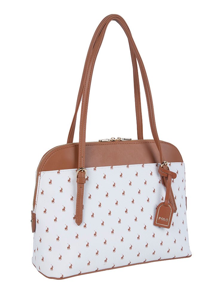 Polo New Iconic Dome Handbag | White - KaryKase